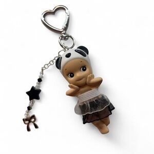 Authentic Sonny Angel Panda Hipper Keychain | Great for gifting or accessories
